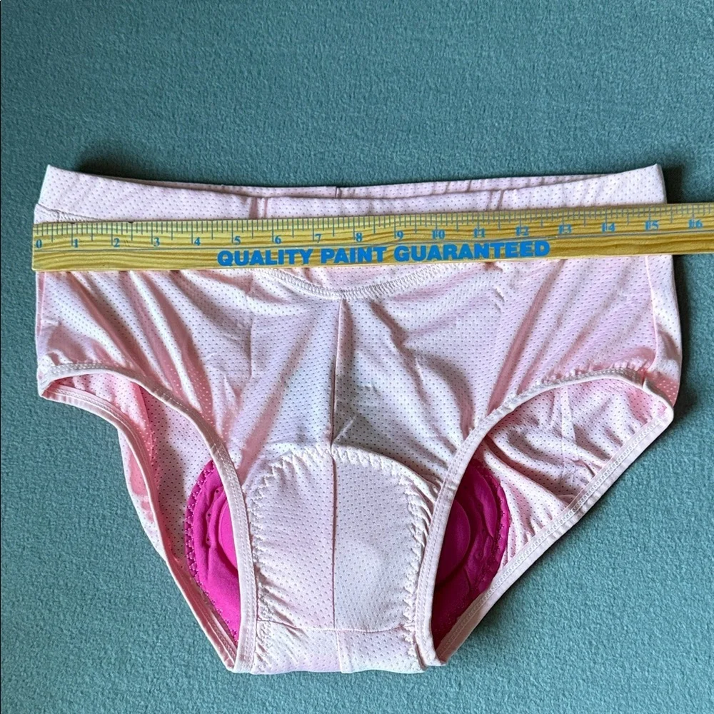 NWT Women's Pink Padded‎ Bike Cycling Underpants Shorts size XL